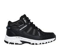 Skechers Bound Peak, Pico Encuadernado a Hillcrest Mujer, Black Synthetic Textile White Trim, 35 EU