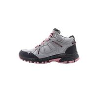Skechers Bound Peak, Pico Encuadernado a Hillcrest Mujer, Gray Synthetic Textile Pink Trim, 37.5 EU