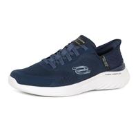 Skechers Bounder 2.0 EMERGED - Zapatillas sin Cordones para Hombre, Malla sintética Azul Marino, 9.5 UK Wide