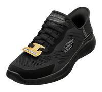 Skechers Bounder 2.0 EMERGED - Zapatillas sin Cordones para Hombre, Malla sintética Negra, 41.5 EU