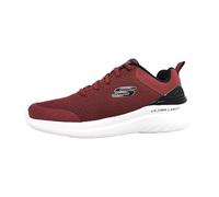 Skechers Bounder 2.0 Nasher, Zapatillas de Deporte Hombre, Borgoña Malla Borde Negro, 39.5 EU