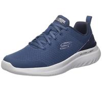 Skechers Bounder 2.0 Nasher, Zapatillas de Deporte Hombre, Navy Mesh Trim, 43 EU