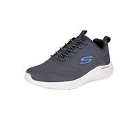 Skechers Bounder Frazin - Tenis para Hombre, Gris Oscuro, 42.5 EU