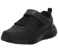 Skechers Bounder Power Study, Zapatos Deportivos Niños, Black Synthetic/ Black Trim, 33.5 EU