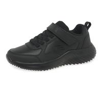 Skechers Bounder Power Study, Zapatos Deportivos Niños, Black Synthetic/ Black Trim, 34 EU