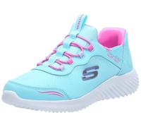 Skechers Girl's Bounder Simple Cute Sneaker, Turquoise, 1.5 UK Child