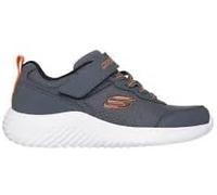 Skechers Bounder Techrox - Zapatillas Deportivas, Color carbón, Talla 3 UK Niño, Gris Oscuro, 3 UK Child