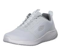 Skechers BOUNDER, Zapatillas para Hombre, White Mesh/Pu/Trim, 44 EU