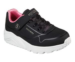 Skechers Boy's Girl'S Uno Lite Sneaker, Black, 5 UK Child