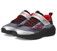 Skechers Boys MICROSPEC Advance 403926L - Zapatillas deportivas para niños, color plateado, Bksr Black Silver Red, 35 EU