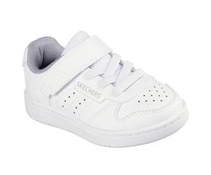 Skechers Boy's Quick Street Bungee Kids Trainers, White, 3 UK