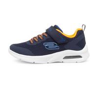 Skechers Boy's Trainers, Navy Textile Synthetic Orange Blue Trim, 30 EU