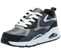 Skechers Boy's Uno Gen1 Color Surge Trainers, Gris/Negro, 3 UK