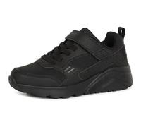 Skechers Boy's Uno Lite-Donex Sneaker, Black Synthetic Black Trim, 27 EU