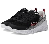 Skechers Boys, Zapatillas Niños, Black Textile Synthetic Silver Red Tri, 35.5 EU