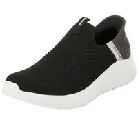 Skechers Boys, Zapatillas Niños, Black Textile White Silver Trim, 32 EU