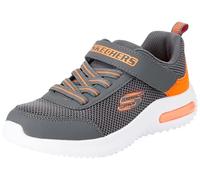 Skechers Boys, Zapatillas Niños, Charcoal Orange Synthetic Textile Trim, 37 EU