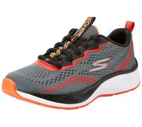 Skechers Boys, Zapatillas Niños, Charcoal Textile Red Orange Trim, 29 EU