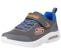 Skechers Boys, Zapatillas Niños, Charcoal Textile Synthetic Blue Orange, 27 EU