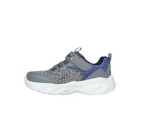 Skechers Boys, Zapatillas Niños, Ribete Azul Textil Sintético Carbón, 33 EU