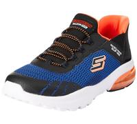 Skechers Boys, Zapatillas Niños, Royal Textile Black Synthetic Trim, 36 EU