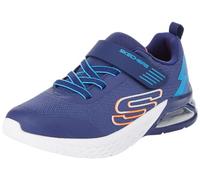 Skechers Boys, Zapatillas Niños, Tela Azul Marino Sintética Azul Y Naranja, 37 EU