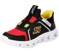 Skechers Boys, Zapatillas Niños, Tela Sintética Negra Roja Amarilla Si, 30 EU