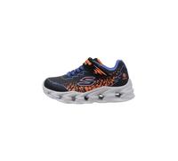 Skechers Boys, Zapatillas Unisex niños, Black Synthetic Blue Orange Trim, 31 EU