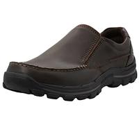 Skechers Braver Rayland', Zapatos Hombre, Dark Brown Leather, 41 EU