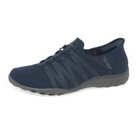 Skechers Breathe-Easy Roll-with-ME, Zapatillas Mujer, Navy, 37 EU