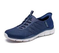 Skechers Brilliance-Night Shift - Tenis sin Cordones para Mujer, Marino, 36.5 EU