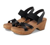 Skechers Sandalias de cuña Brystol-Night Skies para mujer, Negro -, 36 EU