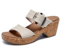 Skechers Brystol - Sandalias de cuña para mujer, Natural, 37 EU