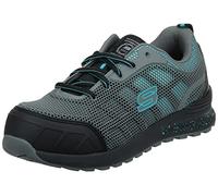 Skechers Bulklin Ayak - Zapatos industriales para Mujer, Gris Aguamarina, 40 EU