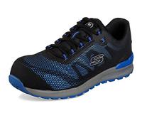 Skechers BULKLIN LYNDALE, Zapatillas para Hombre, Blue Textile/Synthetic, 44 EU