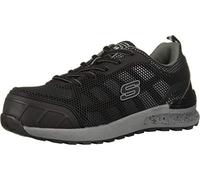 Skechers Bulkln Lyndale, Zapato Industrial Mujer, Negro, Gris, 40 EU
