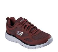 Skechers Burns Agoura - Zapatillas de correr de material sintético para hombre, Burgundy, 46 EU