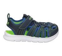 Skechers C-FLEX SANDAL 2.0 HEAT BLAST, Sandalias para pescador para Niños, Navy & Royal Synthetic/ Lime Trim, 30 EU