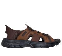 Skechers Calce Sandalia para Hombre Revolted Merrick Oscuro Marrón, 6-13