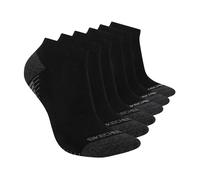 Skechers - Calcetines de corte bajo para mujer, paquete de 6, Negro, 9-11