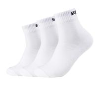 Skechers Calcetines unisex, paquete de 3 - calcetines cortos básicos, ventilación de malla Blanco 43-46