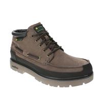 Skechers Caldwell Cutler - Botines para hombre, Piel sintética color chocolate, 41.5 EU