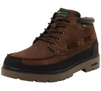 Skechers Caldwell Cutler - Botines para hombre, Piel sintética color chocolate, 43 EU