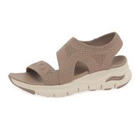 Skechers Cali, Sandalia Mujer,Tejido Moca, 35 EU