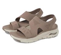 Skechers Cali, Sandalia Mujer,Tejido Moca, 38 EU