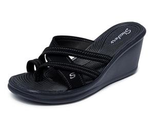 Skechers Cali Women's Rumblers-Beautiful People Wedge Sandal