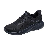 Skechers Calzado sin Cordones Squad Chaos-Solid Step para Hombre, Negro/Negro, 40 EU