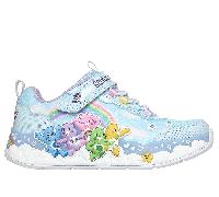 Skechers Hugs N SNUGS - Zapatillas Deportivas para niña, Color Azul sintético/Textil/Ribete múltiple, Talla 13.5 UK Niño