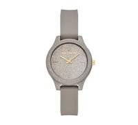 Skechers Carmelina - Reloj analógico de silicona gris para mujer (modelo: SR6336)