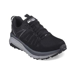 Skechers Cascadas Switch Back para Mujer, Tela sintética Negra con Ribete de carbón, 40 EU